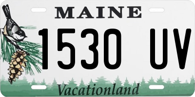 ME license plate 1530UV