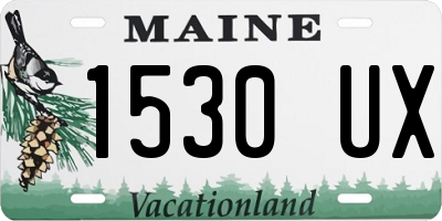 ME license plate 1530UX