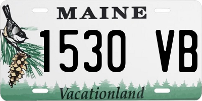 ME license plate 1530VB