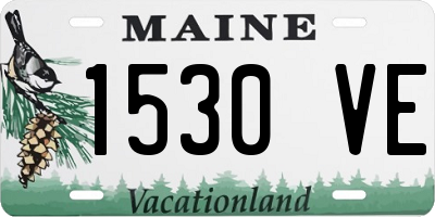 ME license plate 1530VE