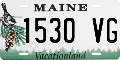 ME license plate 1530VG