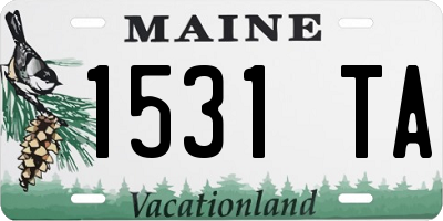 ME license plate 1531TA