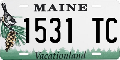 ME license plate 1531TC