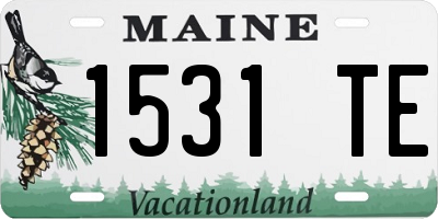 ME license plate 1531TE