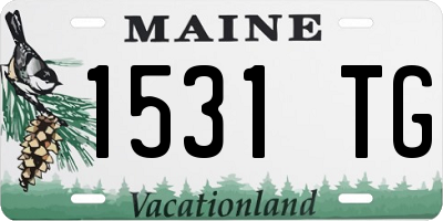 ME license plate 1531TG