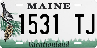 ME license plate 1531TJ