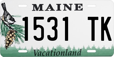 ME license plate 1531TK