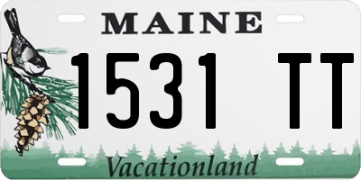 ME license plate 1531TT