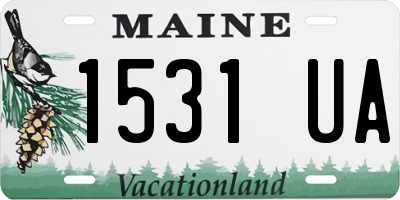 ME license plate 1531UA