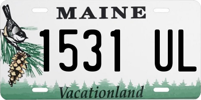 ME license plate 1531UL