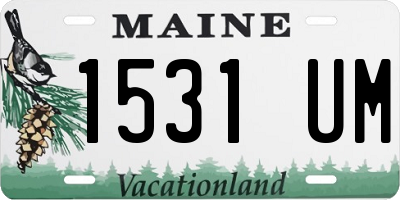 ME license plate 1531UM