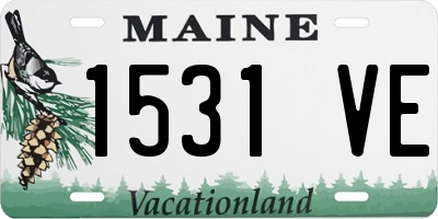 ME license plate 1531VE