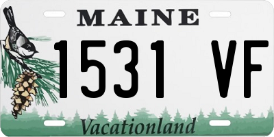 ME license plate 1531VF