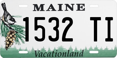 ME license plate 1532TI