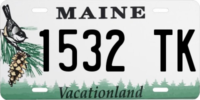 ME license plate 1532TK
