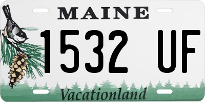 ME license plate 1532UF