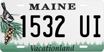 ME license plate 1532UI