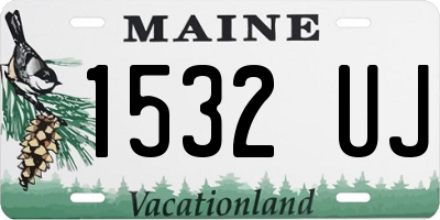 ME license plate 1532UJ