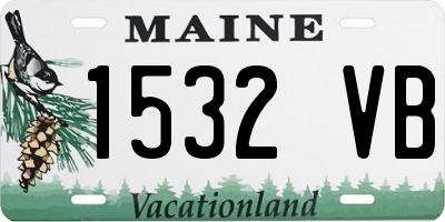 ME license plate 1532VB