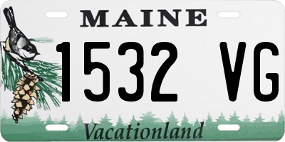 ME license plate 1532VG