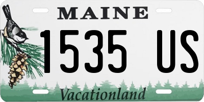 ME license plate 1535US