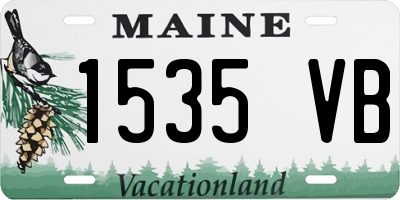 ME license plate 1535VB