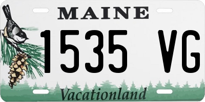 ME license plate 1535VG
