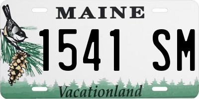 ME license plate 1541SM