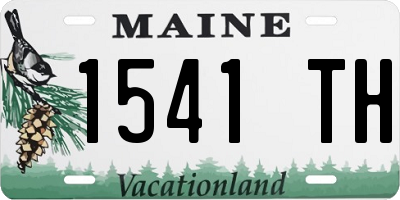 ME license plate 1541TH