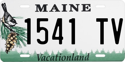 ME license plate 1541TV
