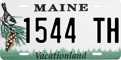 ME license plate 1544TH