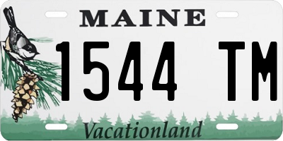 ME license plate 1544TM