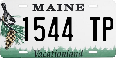 ME license plate 1544TP