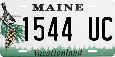 ME license plate 1544UC