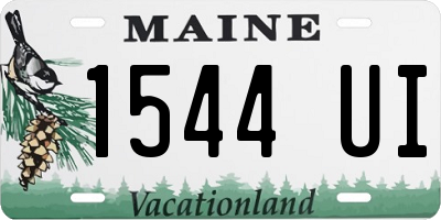 ME license plate 1544UI