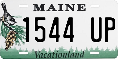 ME license plate 1544UP
