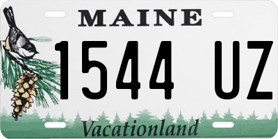 ME license plate 1544UZ