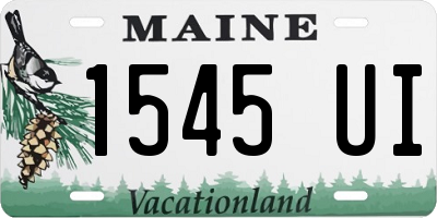 ME license plate 1545UI