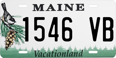 ME license plate 1546VB