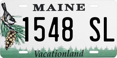ME license plate 1548SL
