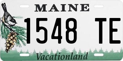 ME license plate 1548TE