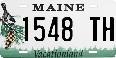 ME license plate 1548TH