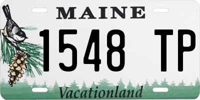 ME license plate 1548TP