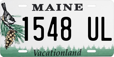 ME license plate 1548UL