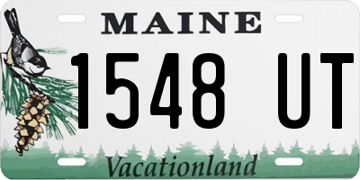 ME license plate 1548UT