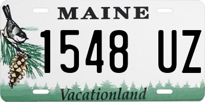 ME license plate 1548UZ