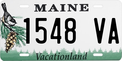 ME license plate 1548VA