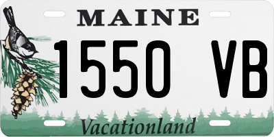 ME license plate 1550VB