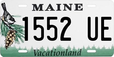 ME license plate 1552UE