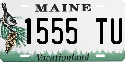 ME license plate 1555TU